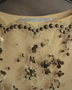 –SPECIAL– "VALENTINO" 00's-10's Embellished lace cocktail dress