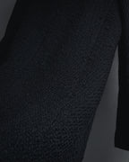 “JUNYA WATANABE” 97AW Textured wool single-breasted coat