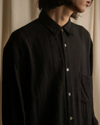 "COMME des GARCONS" 94AW Straight silhouette wool shirt dress