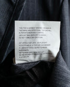 "COMME des GARCONS HOMME PLUS" 14SS modified lapel design striped jacket