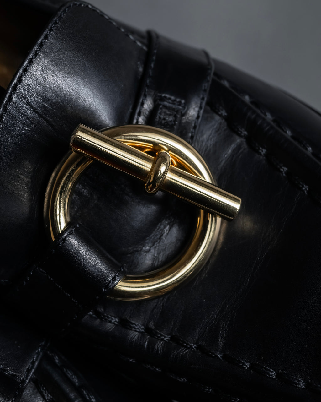 -MOOD Christmas Collection-
"HERMES" 90's-00's Gold buckle design heeled loafers