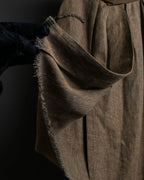 "HERMES" Gaultier period fringe design wrap skirt