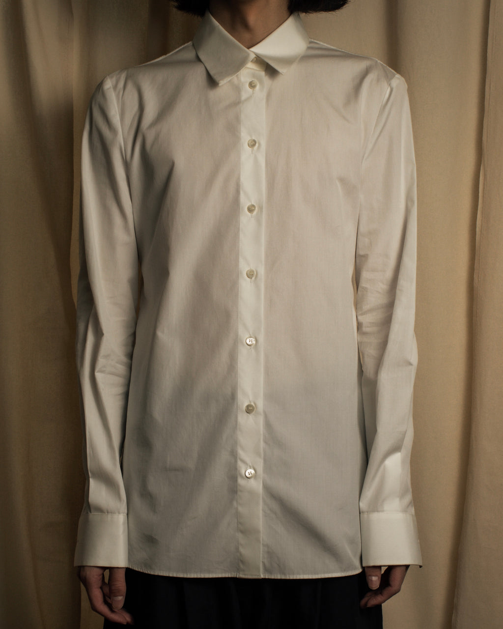 "MAISON MARGIELA" 18AW Constructive cutting details shirt
