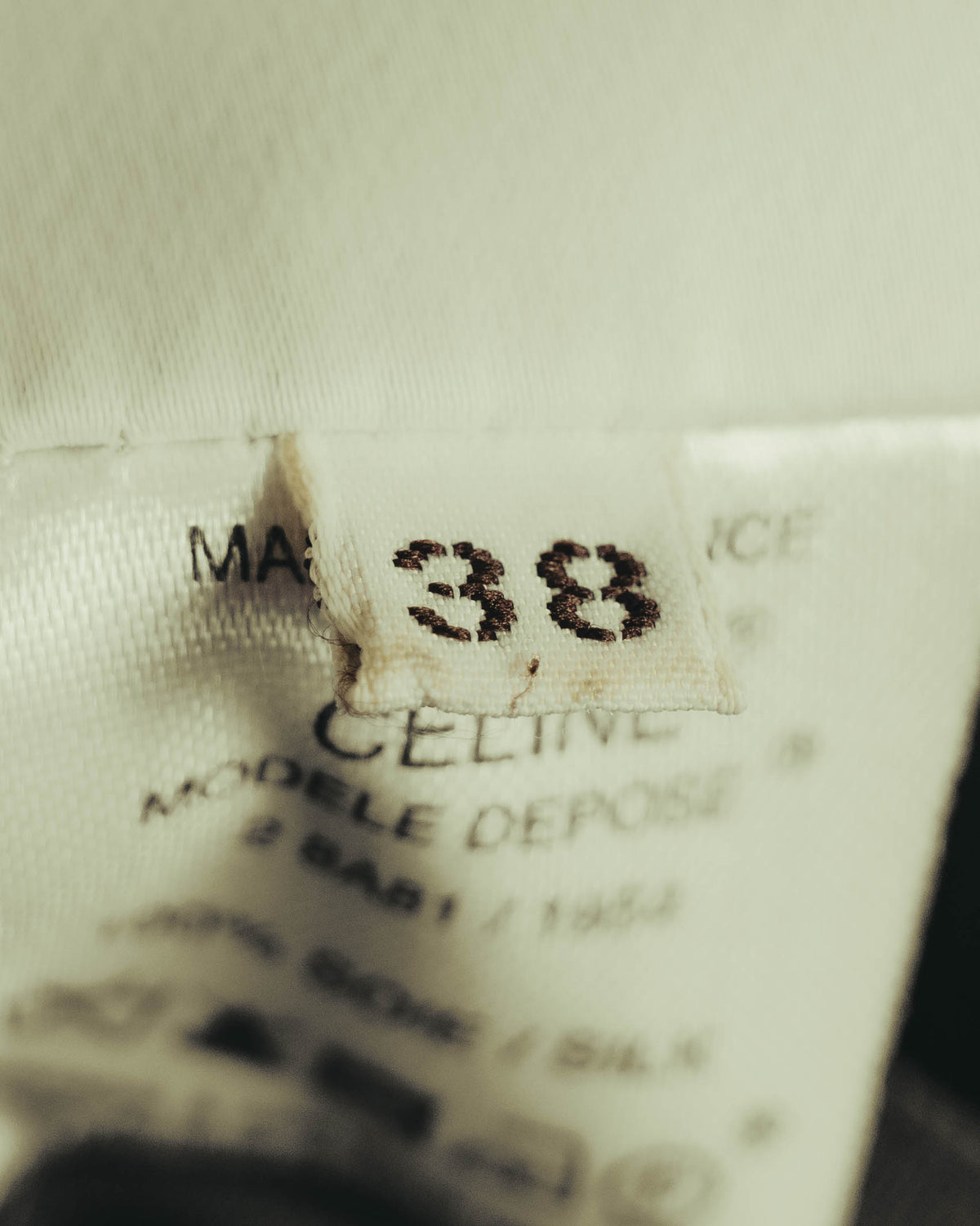 "CELINE" 00's Embellished silk coat