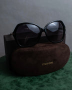 "TOM FORD" All black color butterfly frame sunglasses