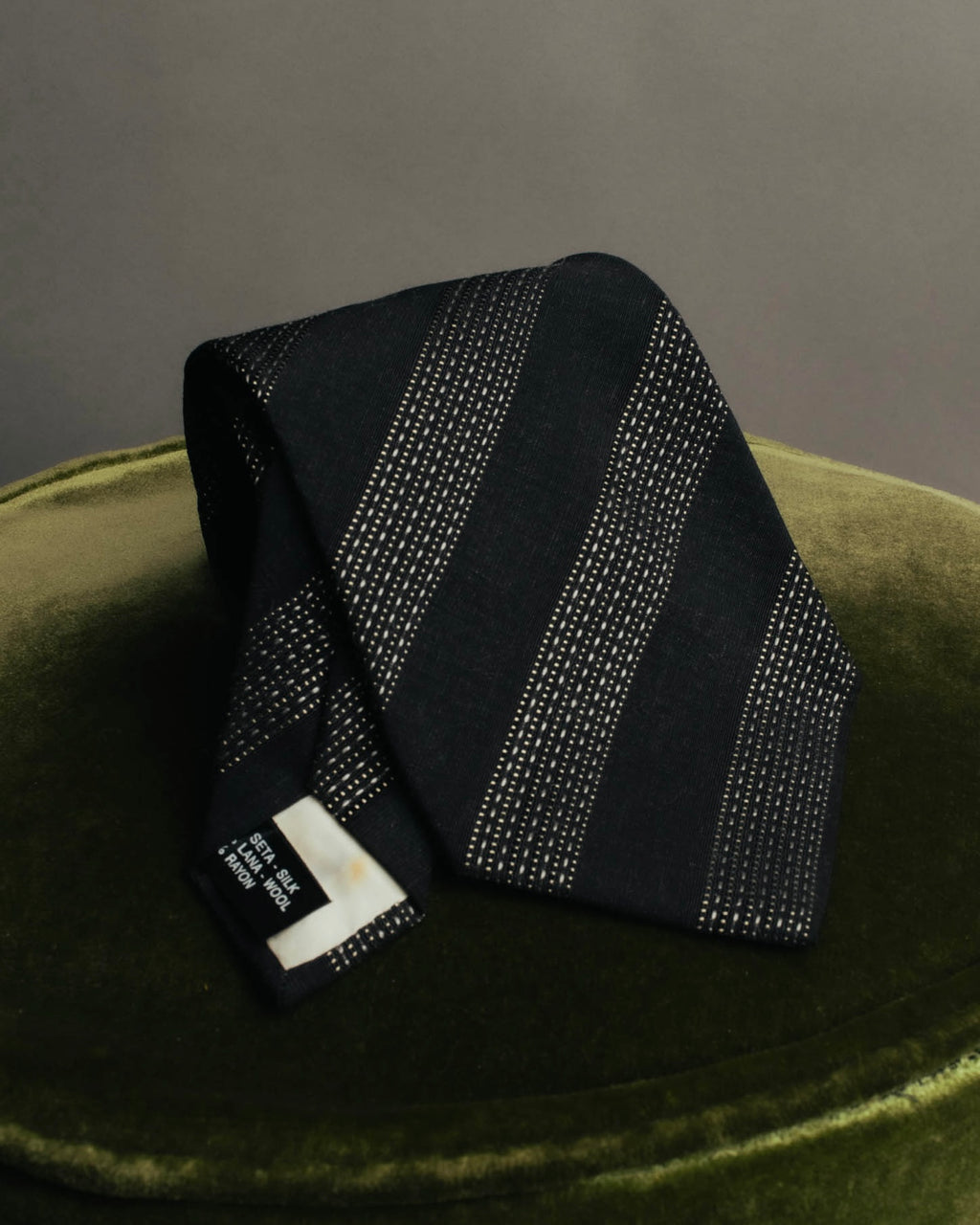 "Dolce & Gabbana" 00's-10's Silk wool scarf tie