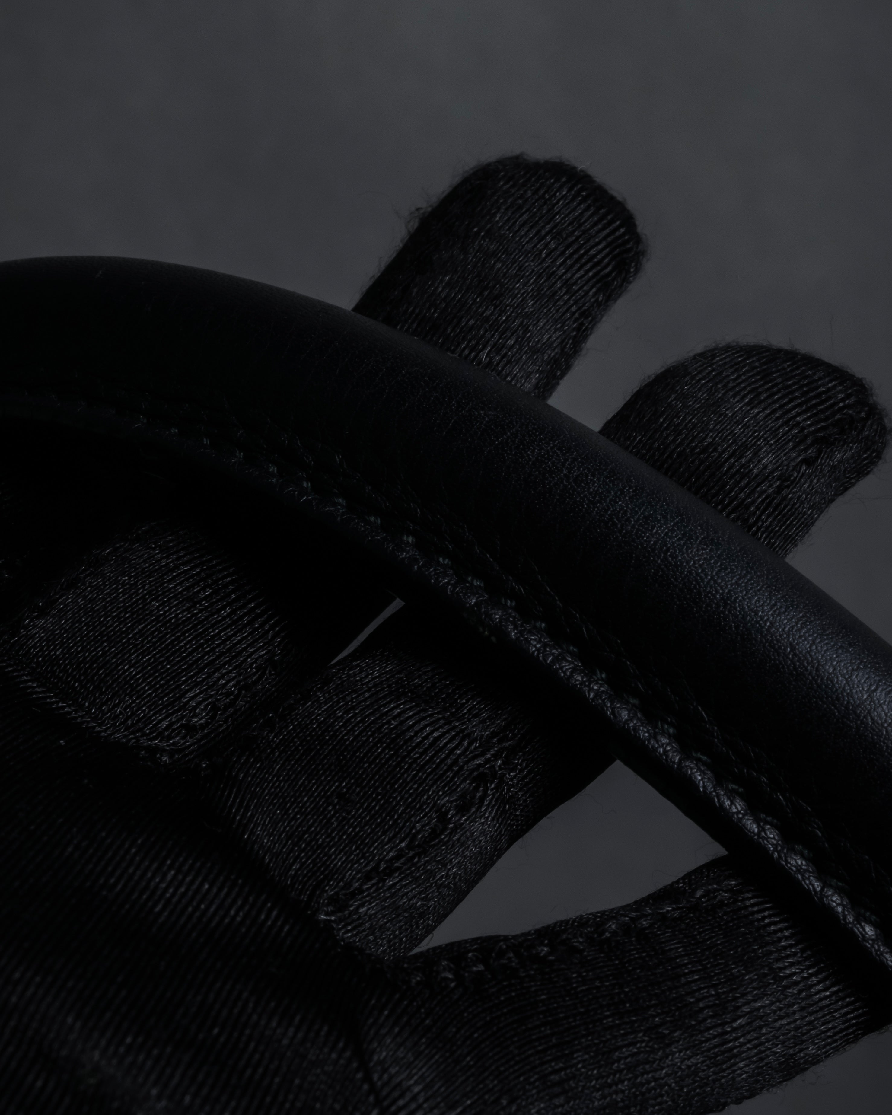 "Salvatore Ferragamo" Gancini reconstructed design shrink leather bag