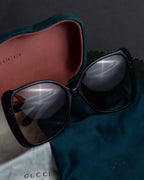 "GUCCI" Butterfly frame oversized shaped sunglasses