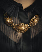 -SPECIAL- “YVES SAINT LAURENT” 80’s-90’s Baroque statement necklace