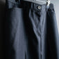 "CHANEL" 100% wool wide tapered slacks