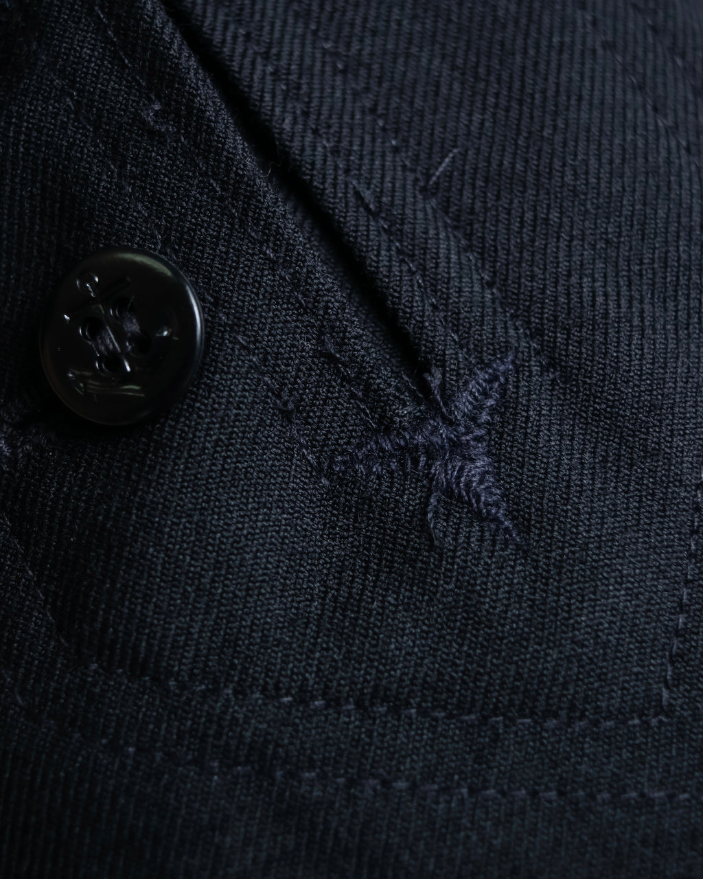 "US navy inspired lace back wide sailor pants"