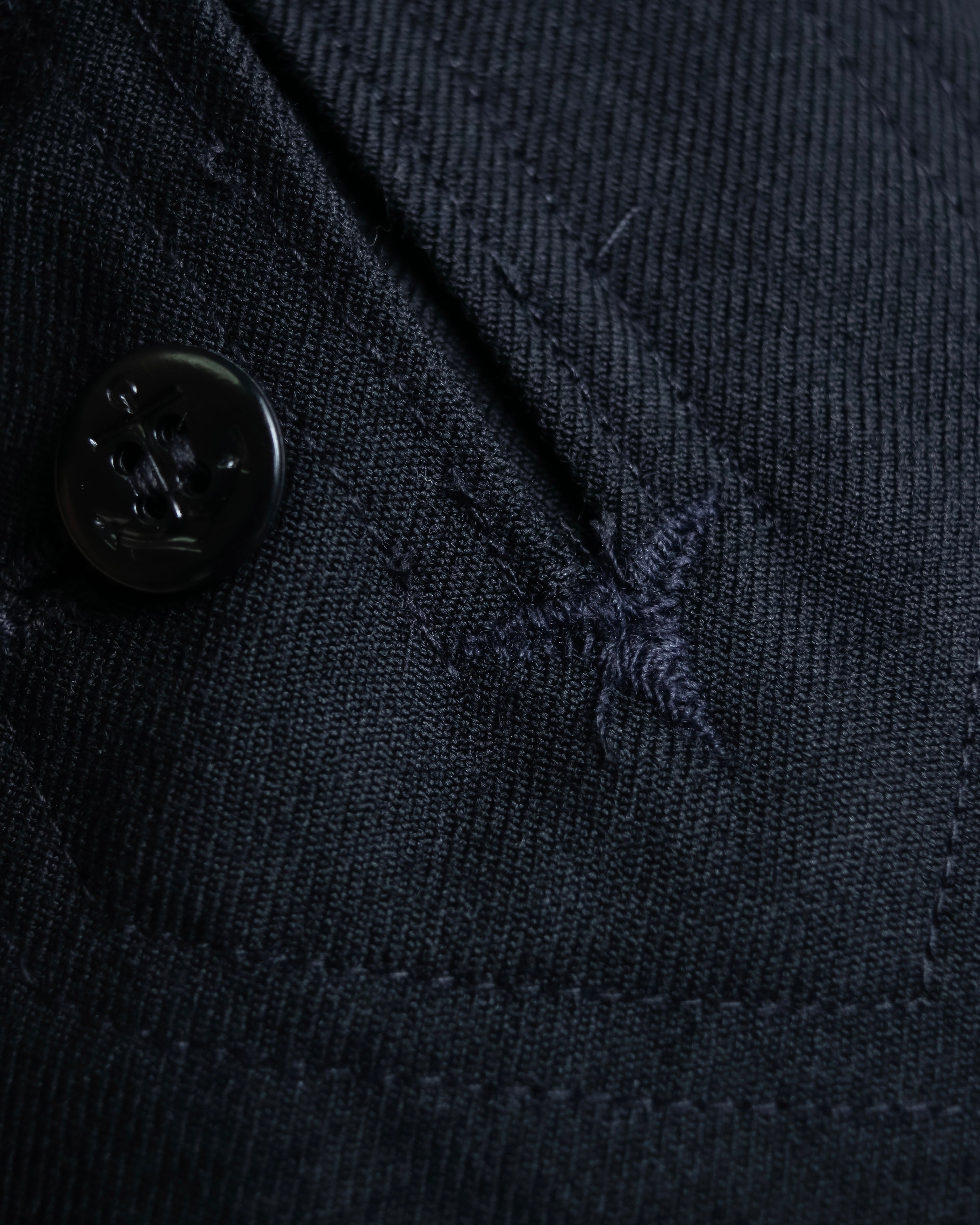 "US navy inspired lace back wide sailor pants"