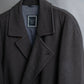 "CHRISTIAN DIOR MONSIEUR" Large lapel cashmere blend oversized mid length coat