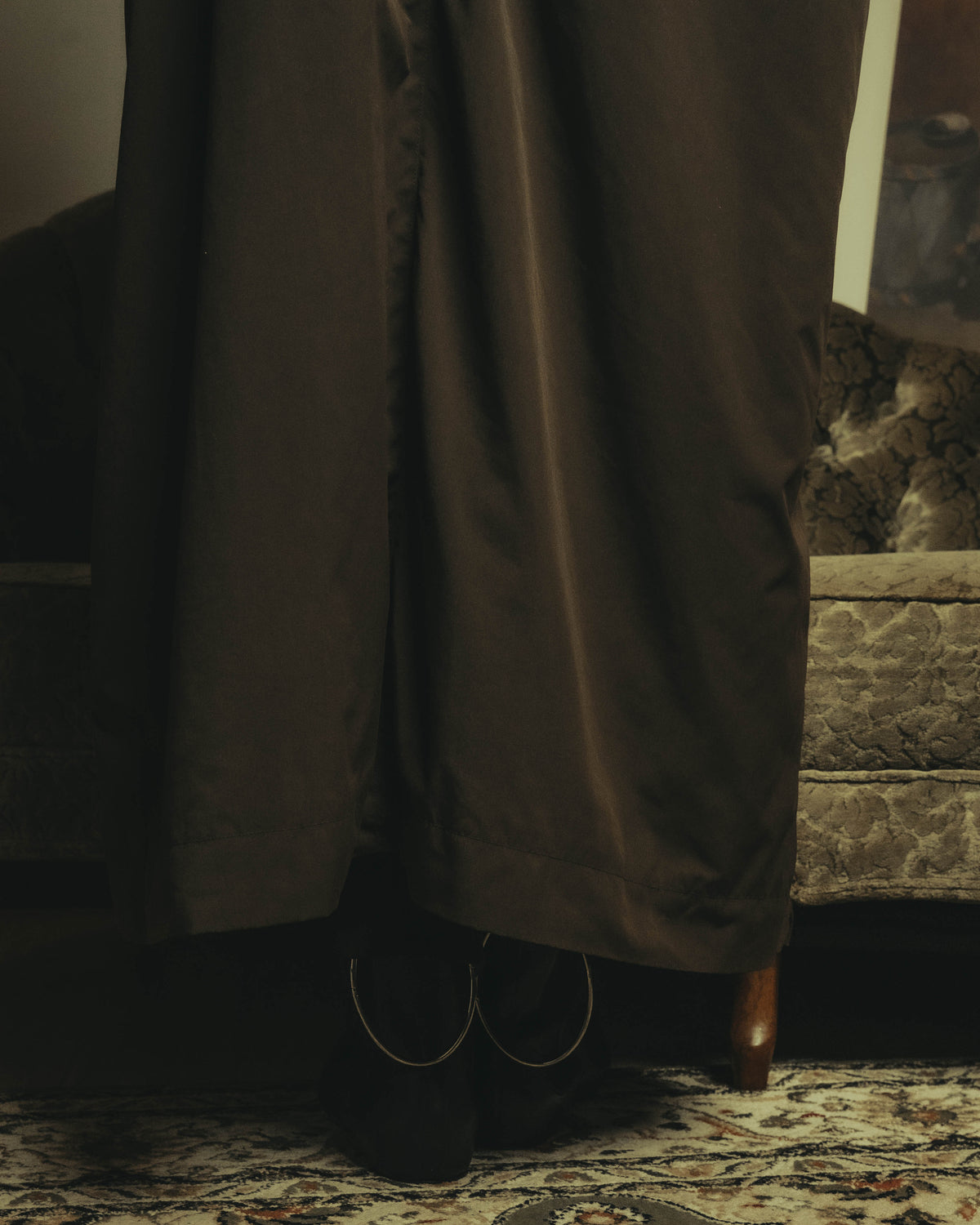 -SPECIAL- "ISSEY MIYAKE MEN" 80's Sculptural padded parachute long coat