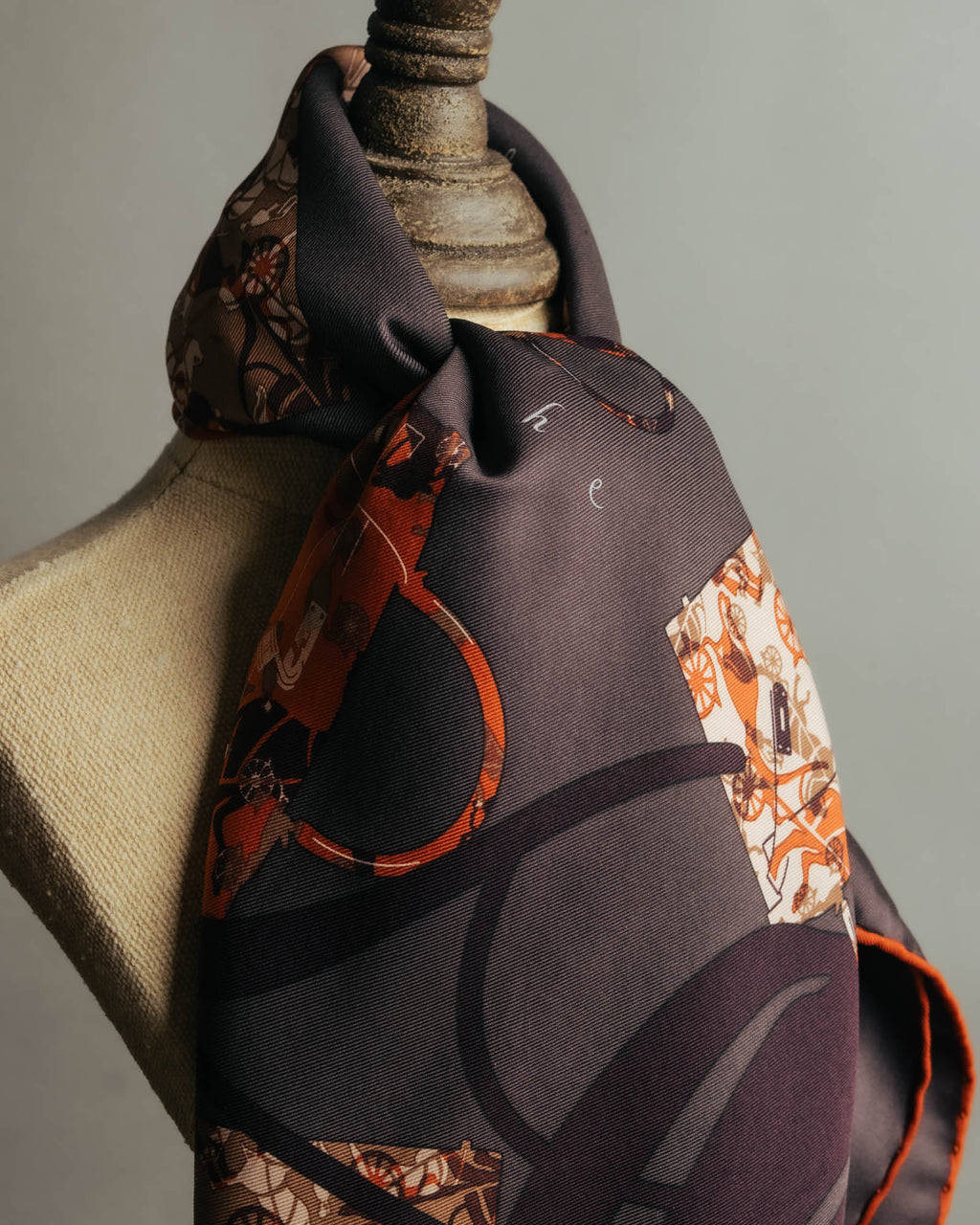 “Hermès” 2007 Kelly en calèche silk scarf