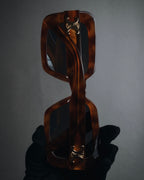 "CELINE" 2021-2024 triomphe metal temple acetate sunglasses