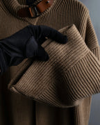 "POLO Ralph Lauren" Buckle closure design ribbed cardigan