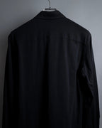 "FENDI" Pick stitch design fly front shirt