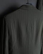 “GUCCI”  Beautiful silhouette 8B double breasted tailored jacket setup