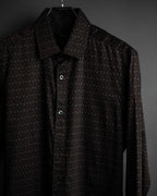 "GUCCI" Horsebit pattern shaped shirt