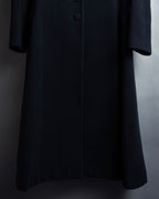 -SPECIAL- "JEAN PAUL GAULTIER"
 90's-00's Waist shape A-line silhouette black color super long coat