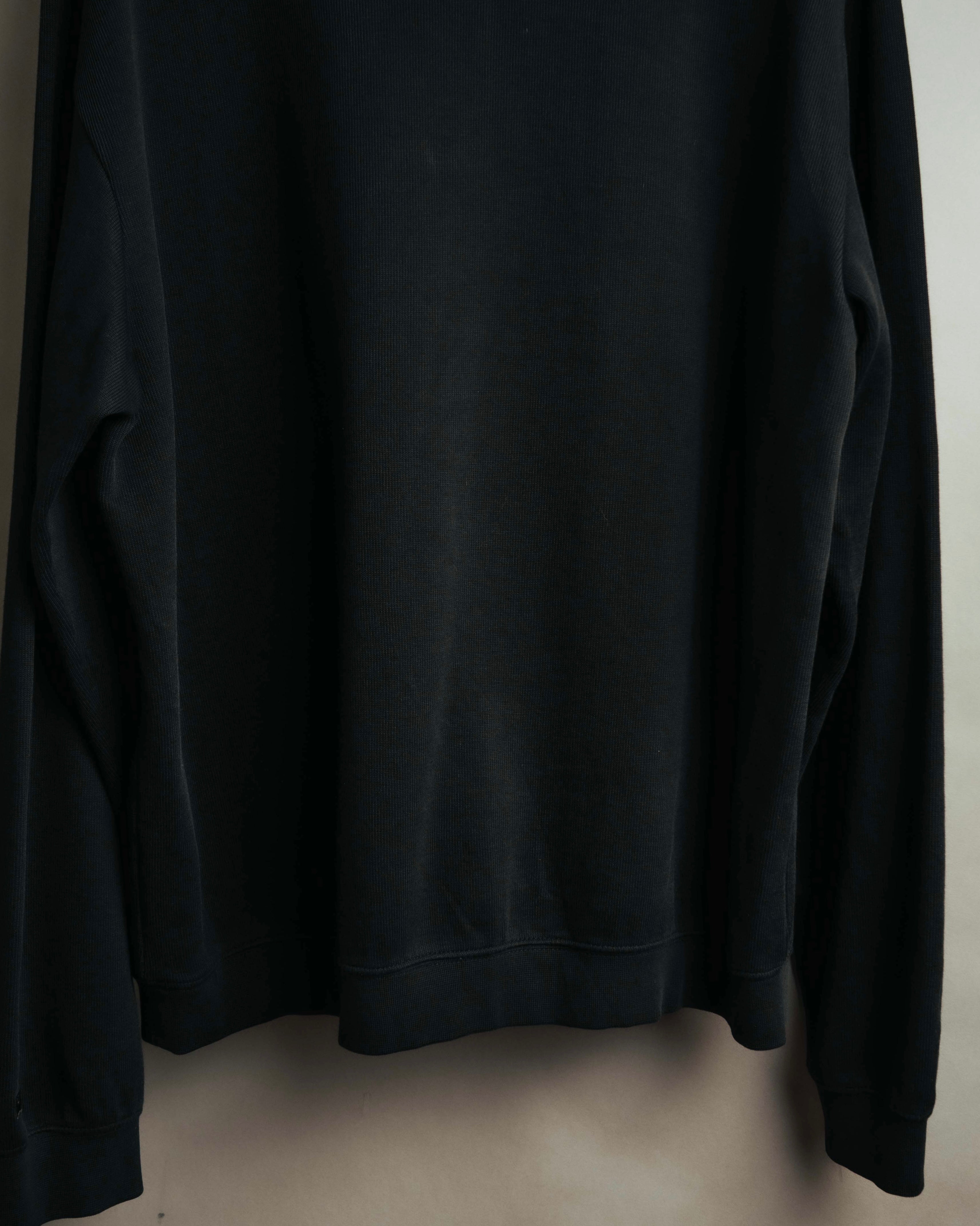 -MOOD Vintage Collections- 00’s Minimal black supima cotton knit