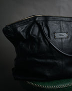 “Alexander McQueen” 2000’s Soft leather zip tote bag