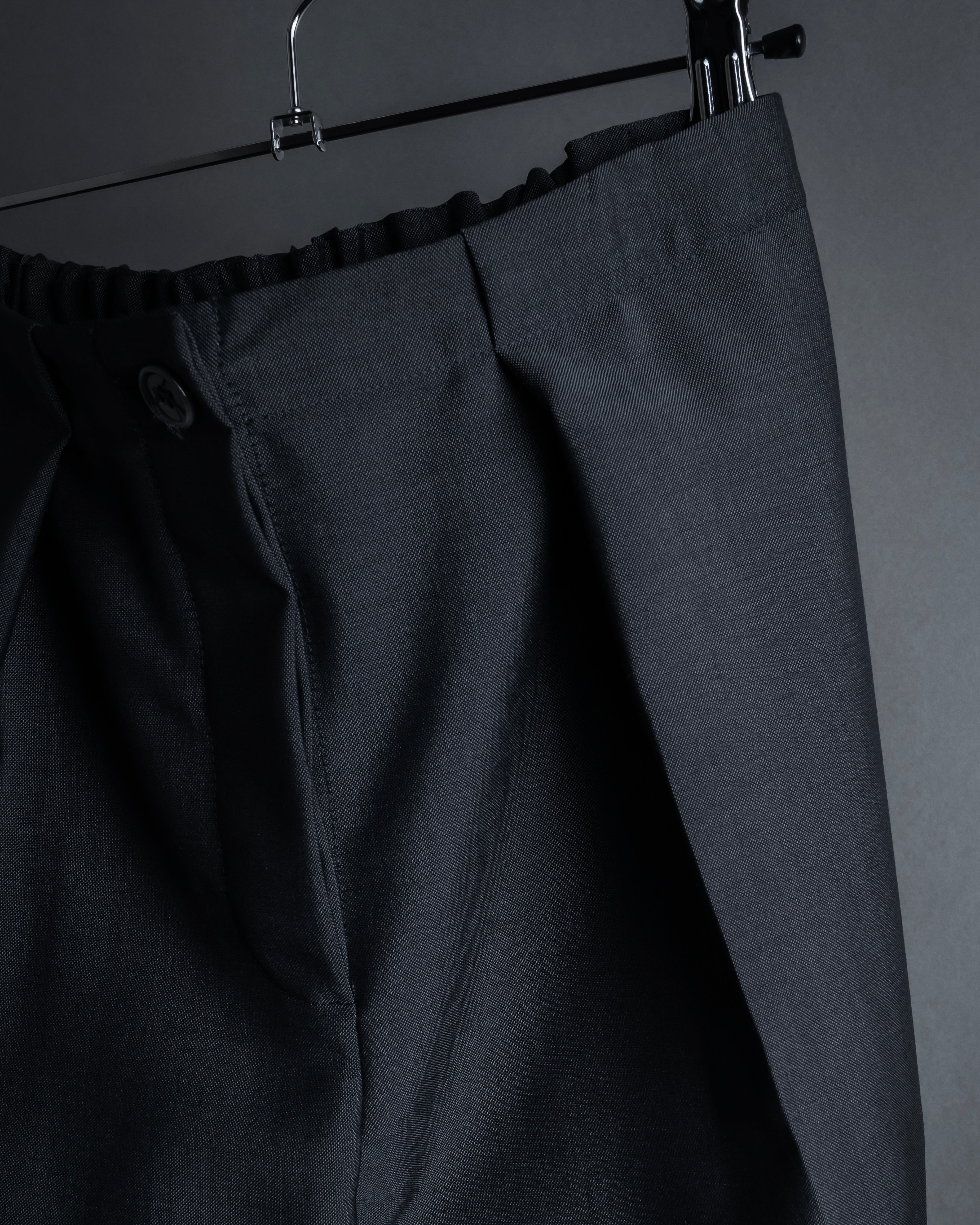"Acne Studios" Button fly design wide straight slacks