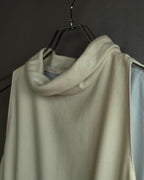 "VALENTINO" Belted design sleeveless long dress