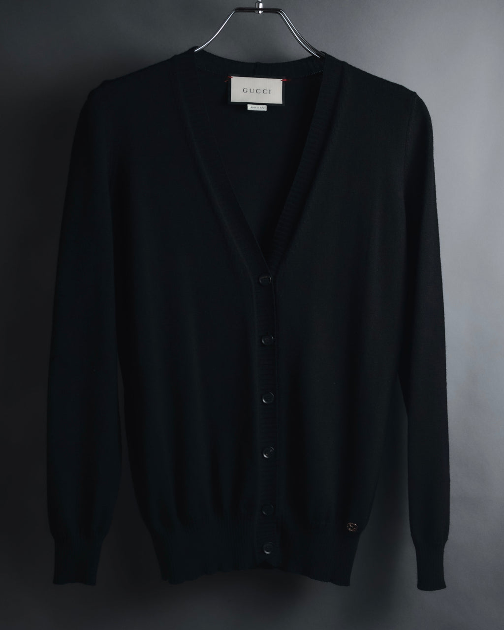 "GUCCI" Michele-era refined emblem cardigan