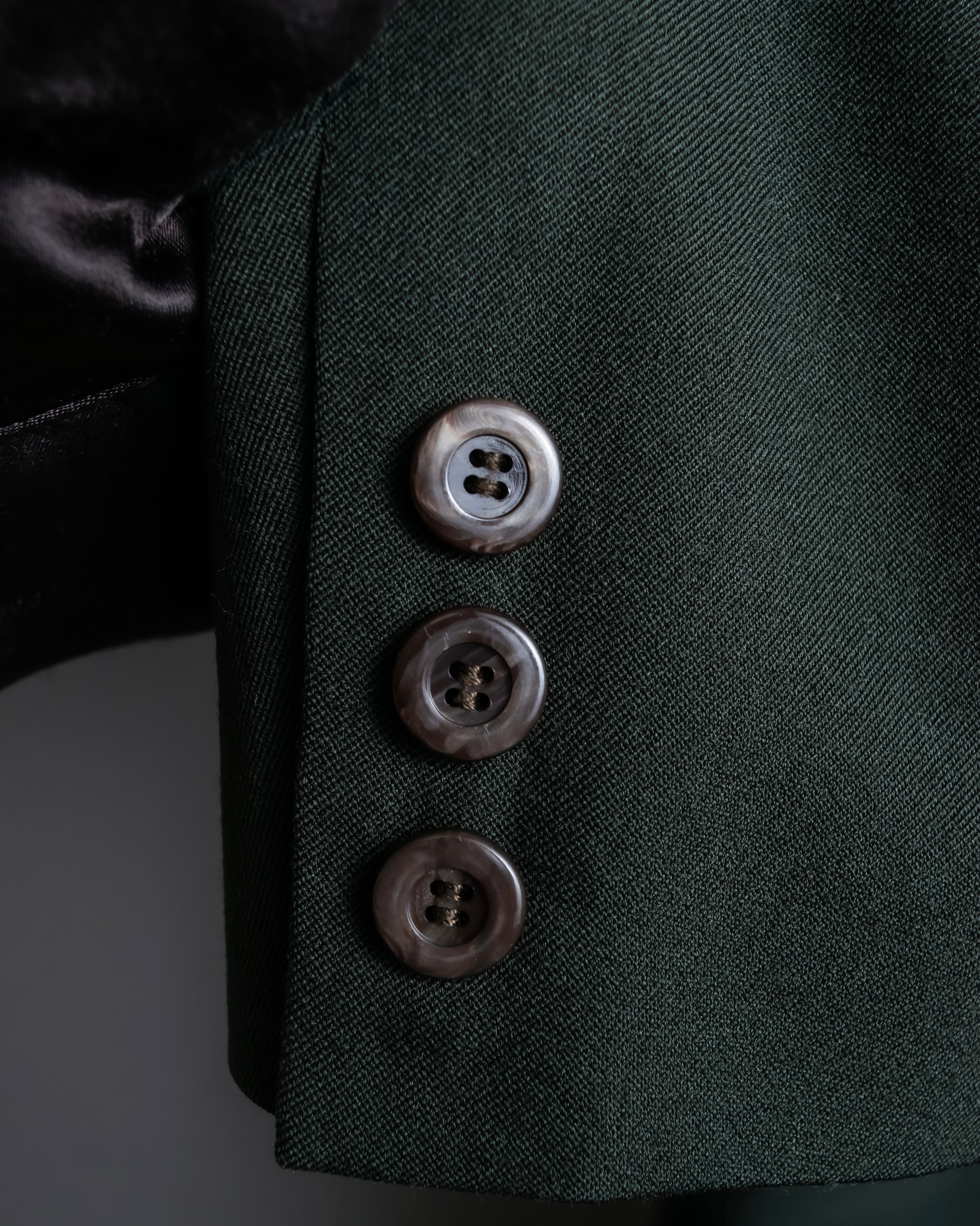 “Jean Paul Gautier” Patterned lining 8B double jacket set up