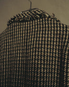"BURBERRY LONDON" 00's-10's Fringed tweed blazer