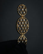 “Christian Dior” 70’s-80’s Lattice rhinestone brooch