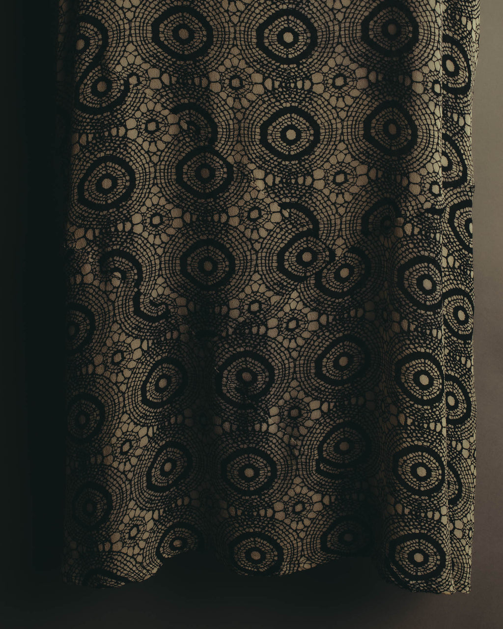 "John Rocha Chinatown" 80's Sleeveless patterned mini dress