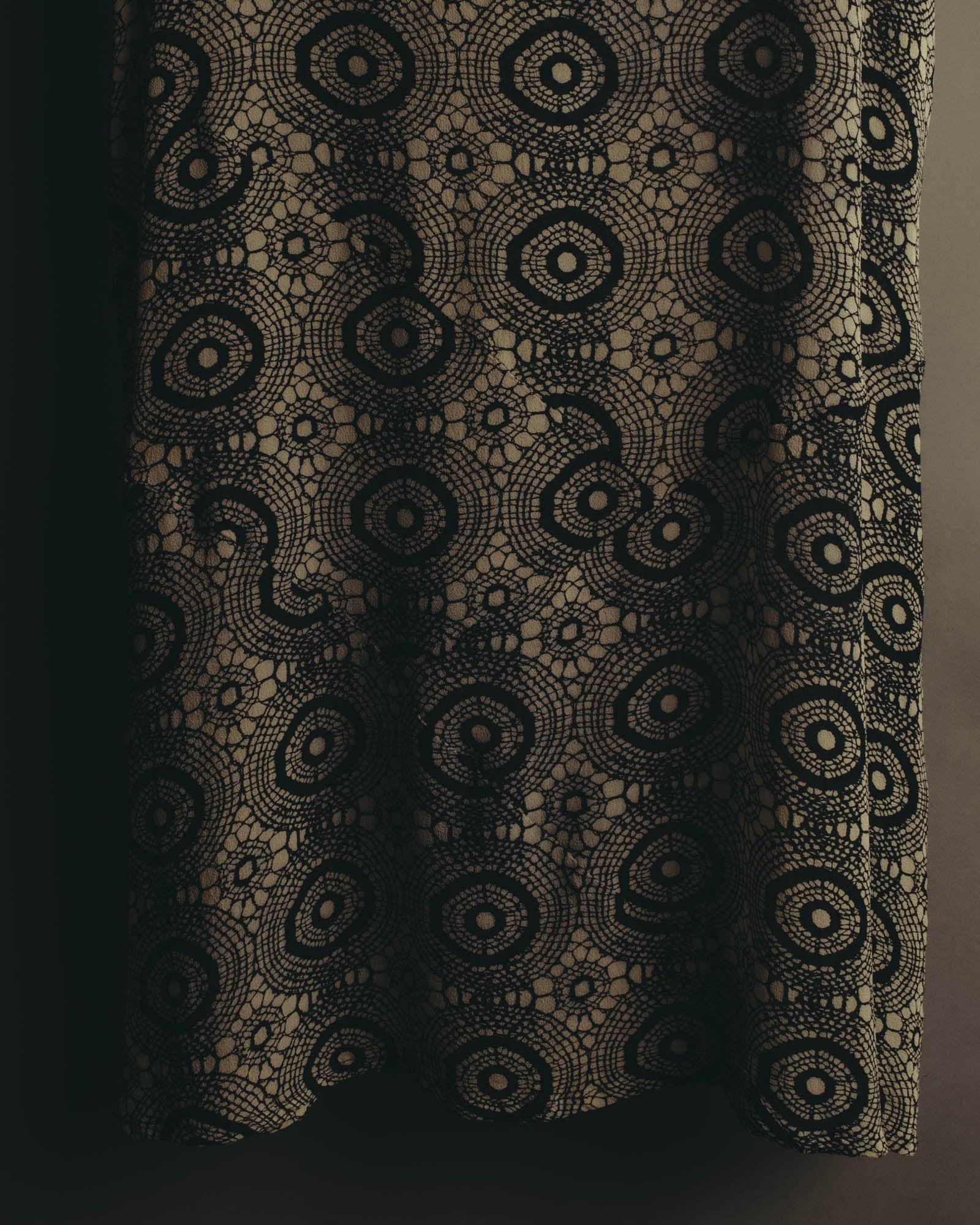 "John Rocha Chinatown" 80's Sleeveless patterned mini dress