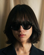 "LOEWE" Thick rim oval frame sunglasses