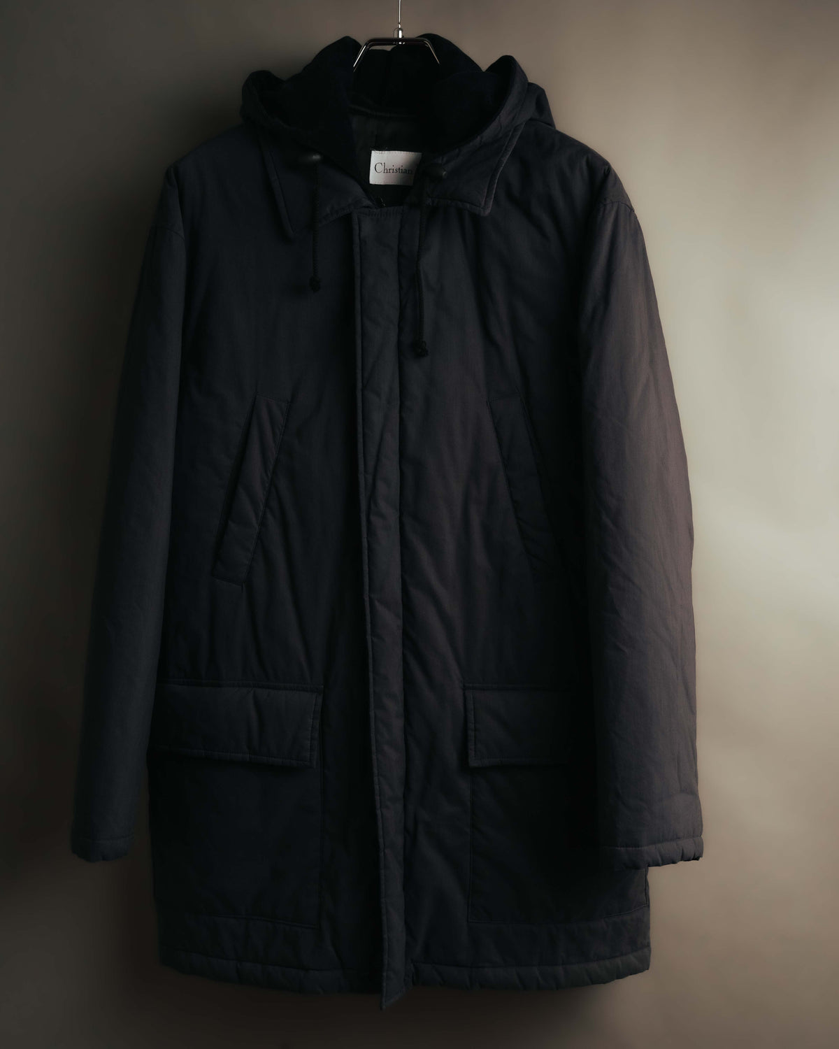 "Christian Dior" 90's functional hooded coat with detachable liner