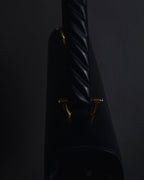 -SPECIAL- "HERMES" 60’s early sandrine box dark blue calf bit bag