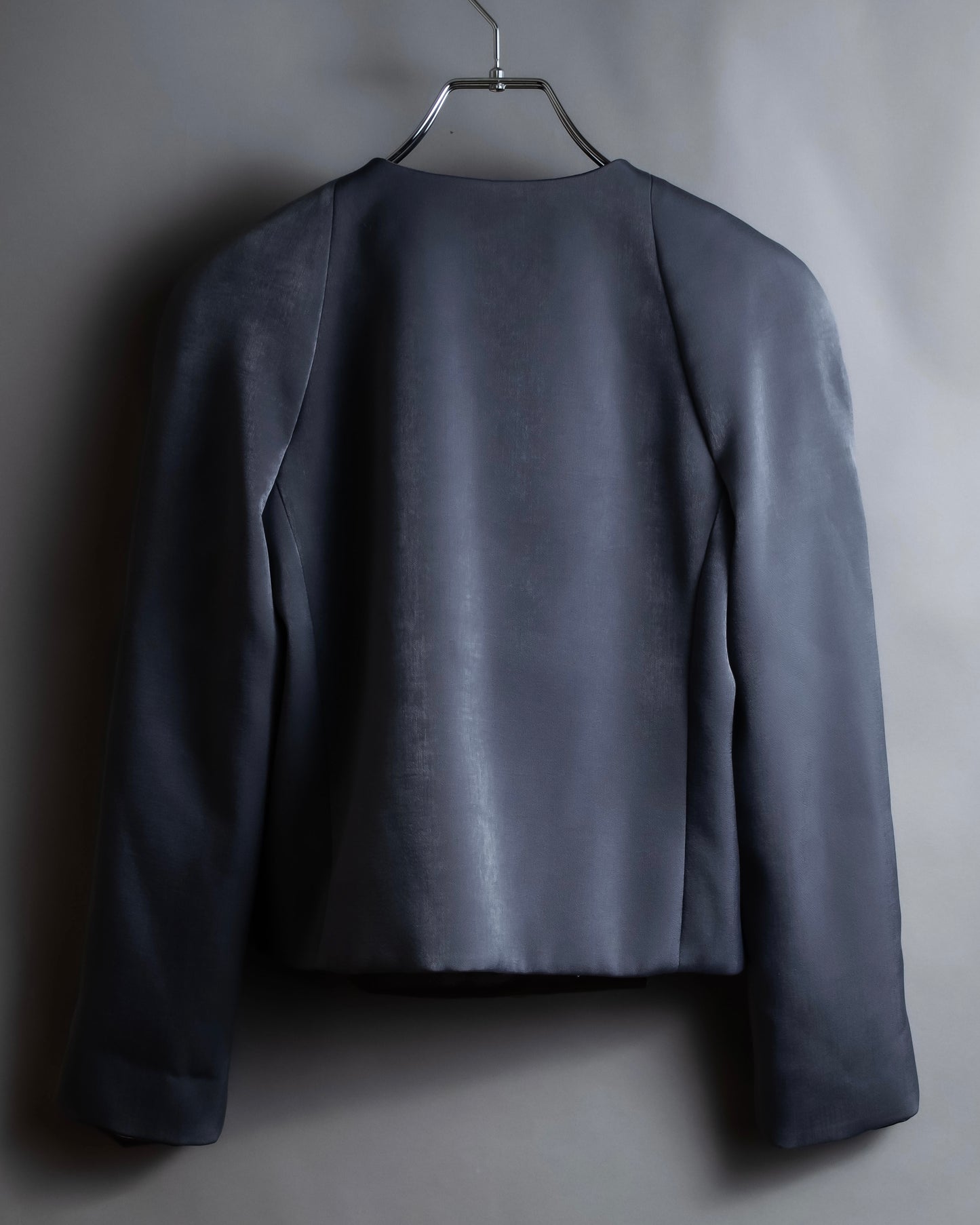 "GIORGIO ARMANI" Double breasted 2way collar design short jacket