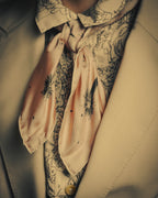 –SPECIAL– "Christian Dior" Celestial print silk square scarf