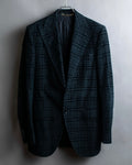 "DOLCE & GABBANA" Checkered velvet tailored jacket