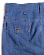 Lee/ Multi Pocket Designed Flare Silhouette Denim Blue