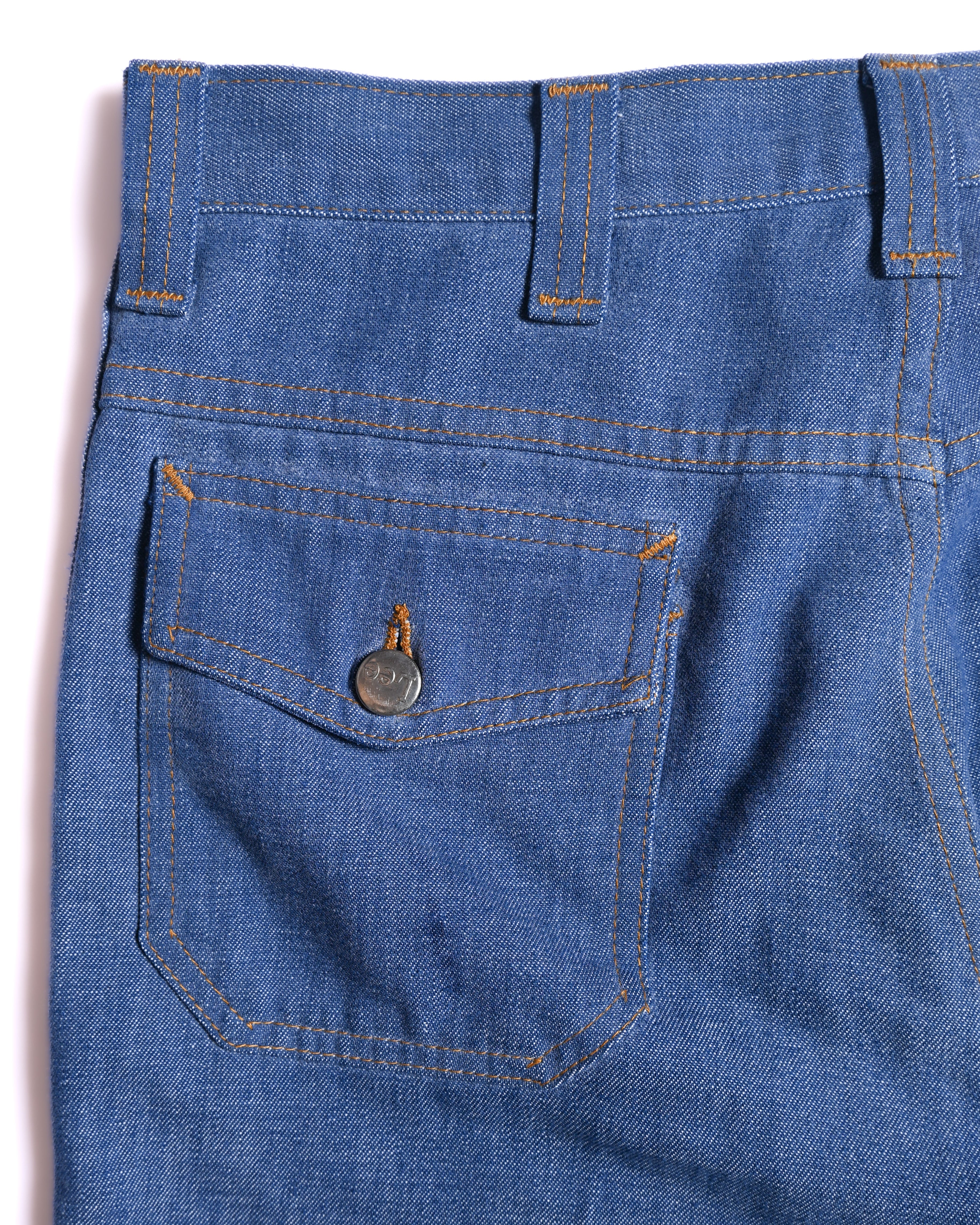 Lee/ Multi Pocket Designed Flare Silhouette Denim Blue