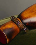 “Hanae Mori” 1989 Butterfly sterling cuff bangle