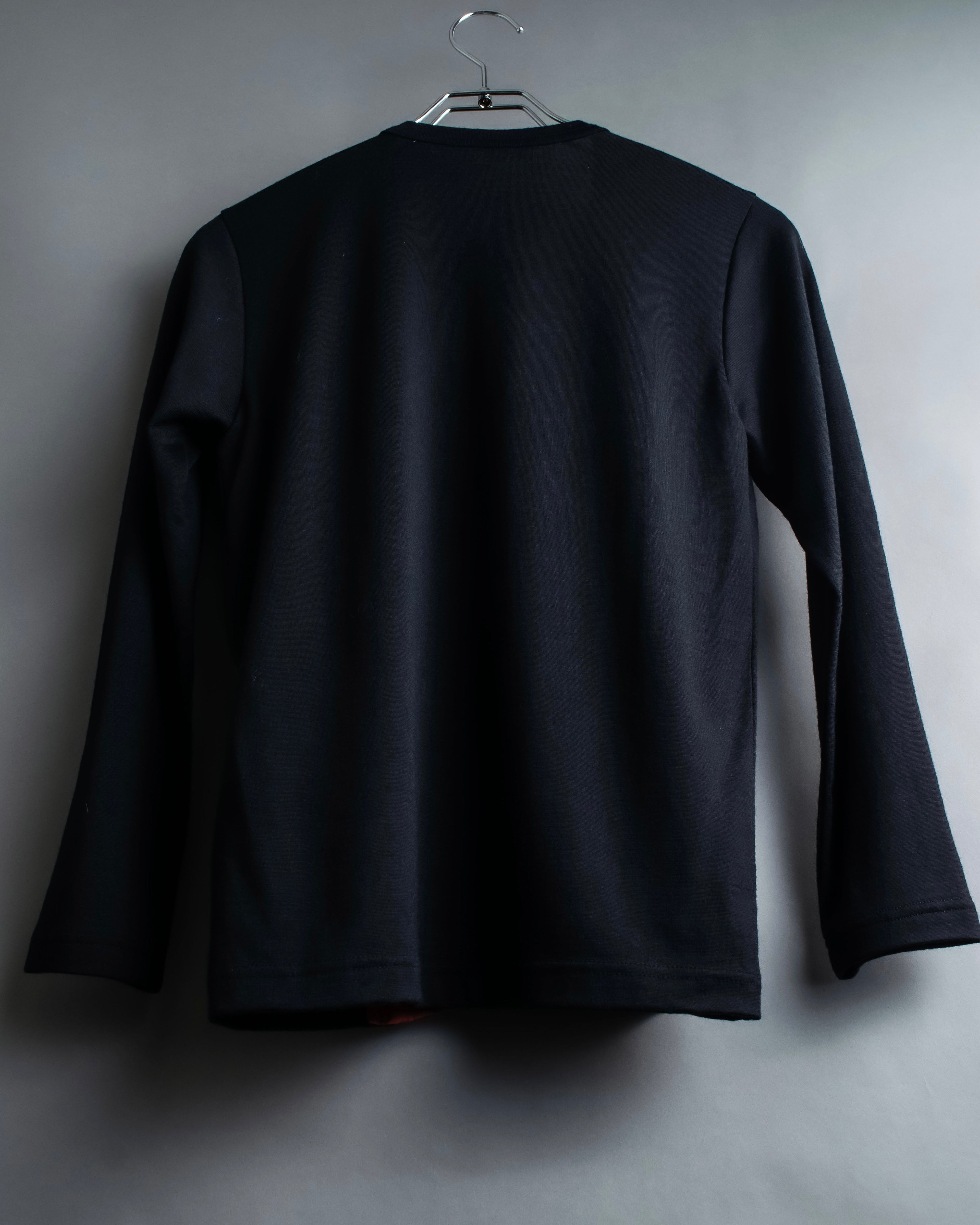 "COMME des GARCONS" Belt pattern docking design knit sew