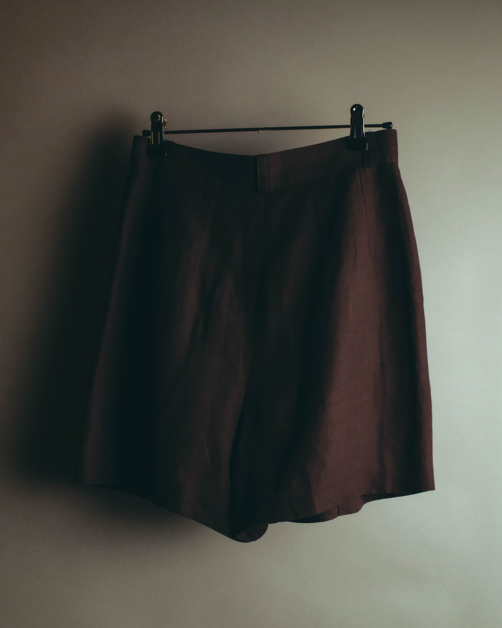 -SPECIAL- “DRIES VAN NOTEN” 90’s–00’s Rayon linen tailored long jacket and shorts set up