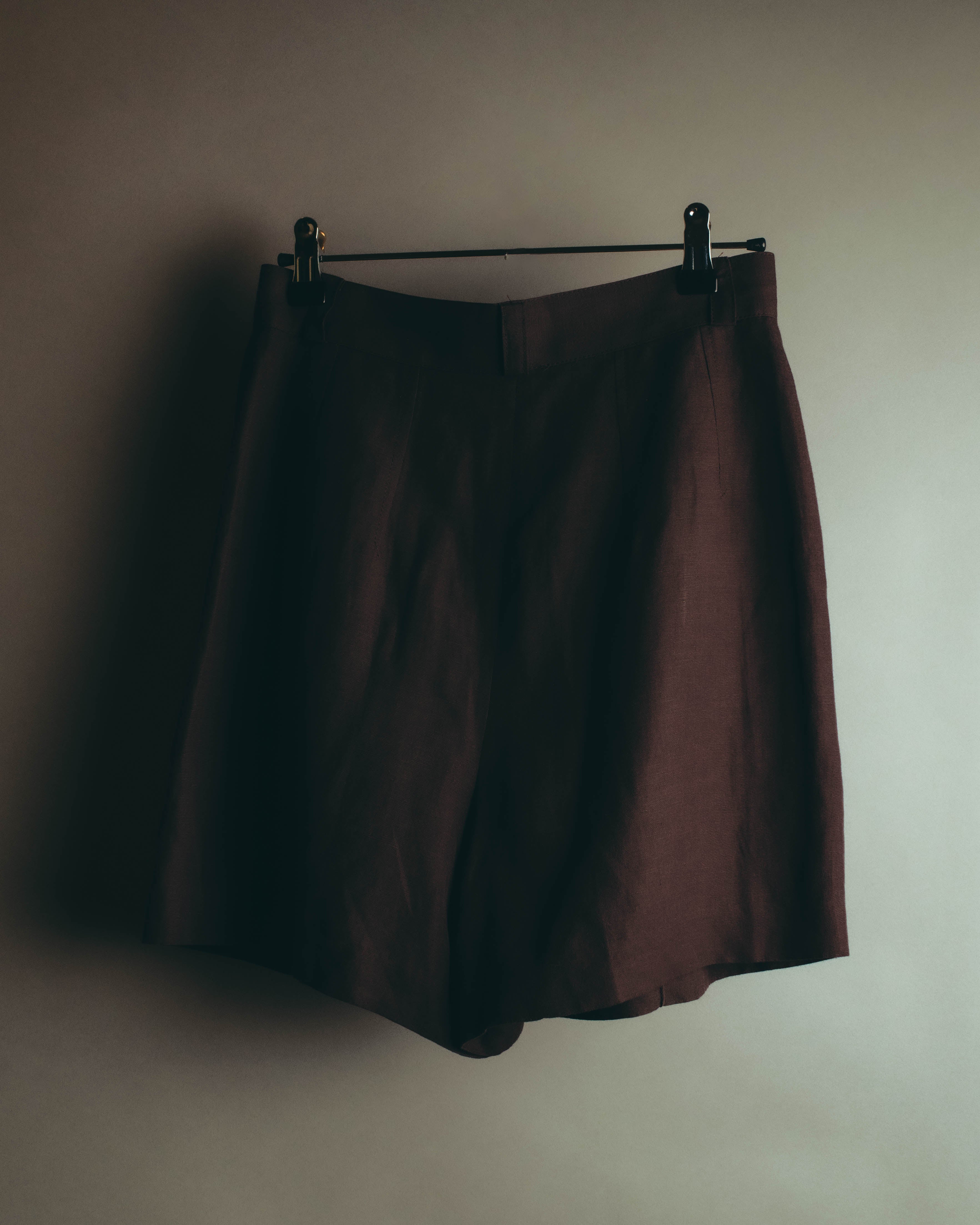 -SPECIAL- “DRIES VAN NOTEN” 90’s–00’s Rayon linen tailored long jacket and shorts set up