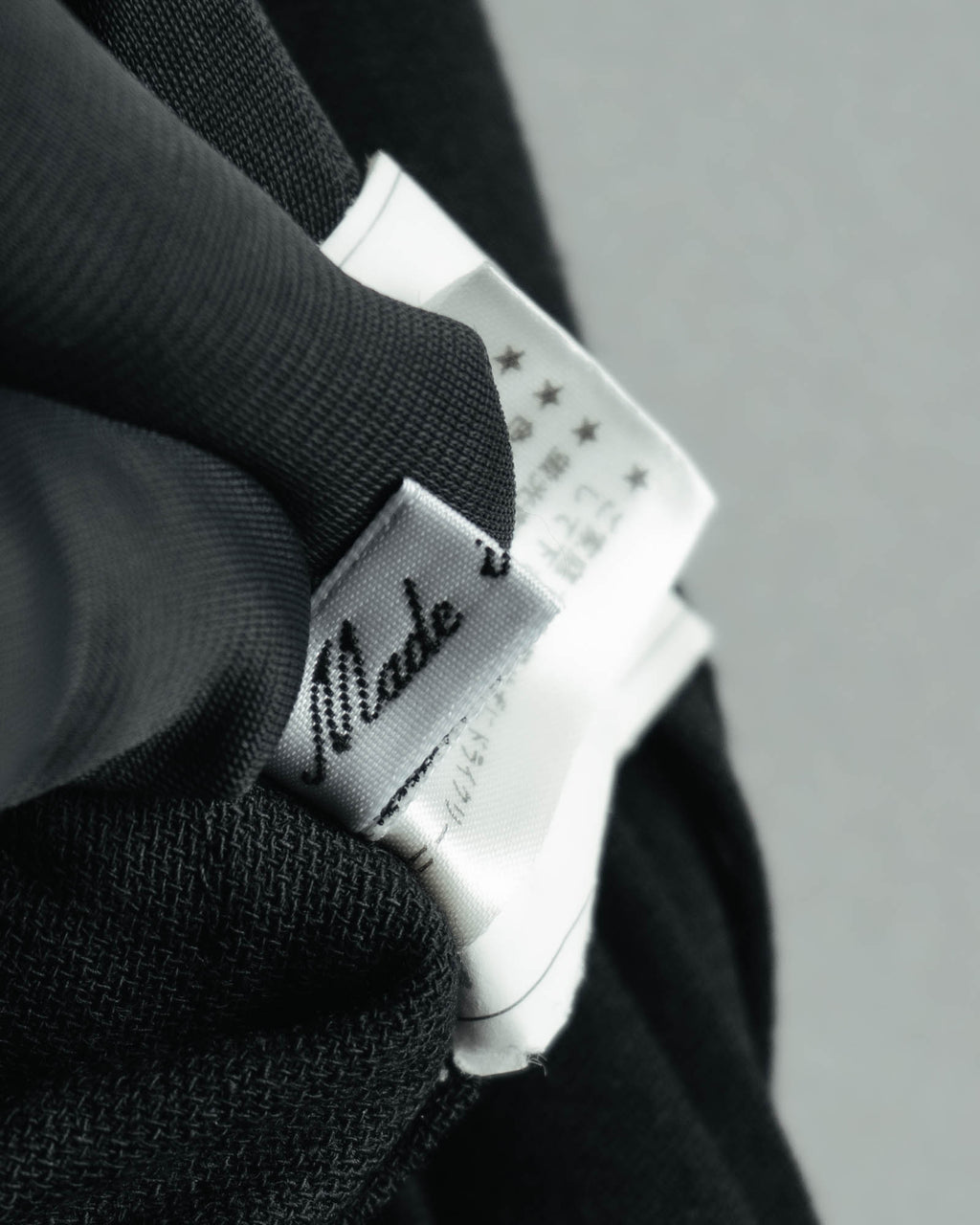 -MOOD MILLÉSIMES- 80’s-90’s black wool intuck wide trousers