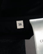 “CELINE” Post-2018 Glen check wool tailored trousers