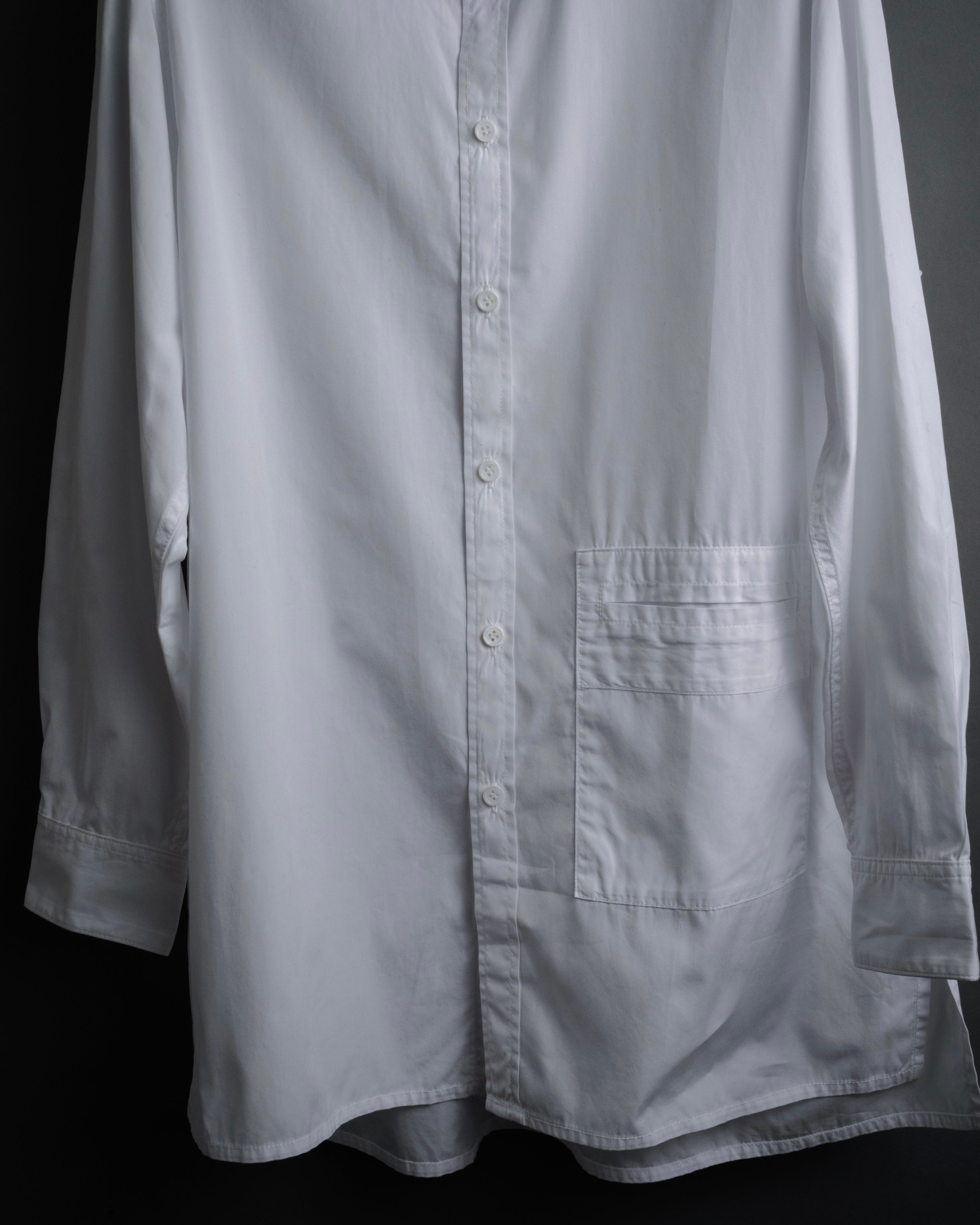 “Y’s” 2020SS Patch pocket long shirt